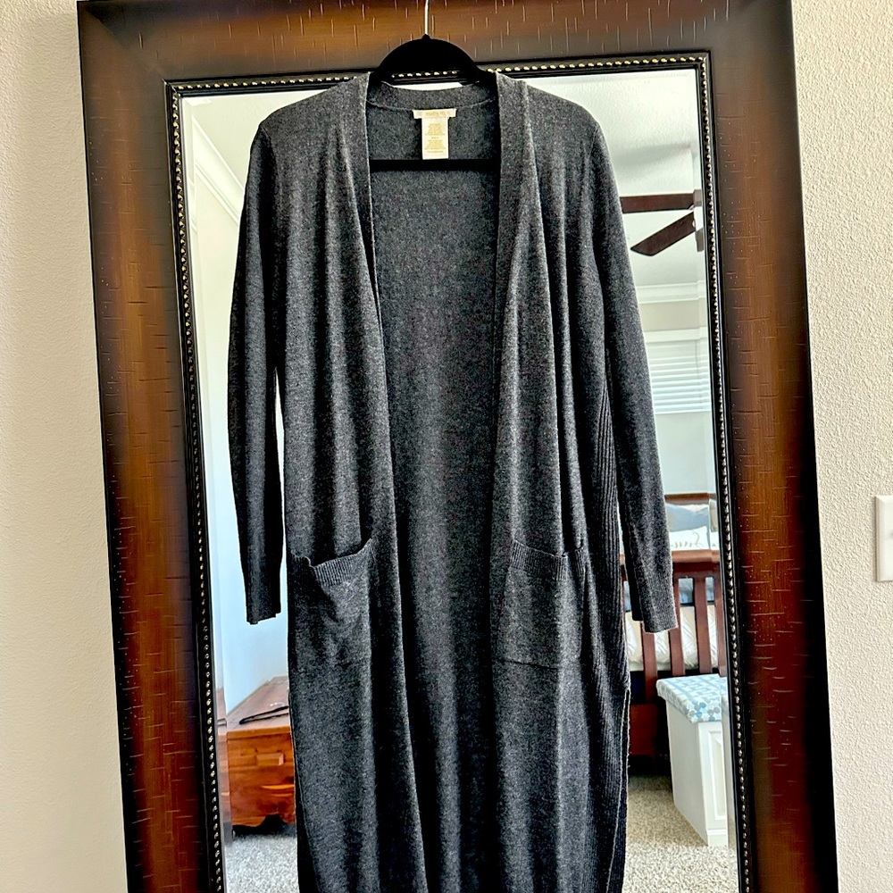 Matty M size large dark grey cardigan